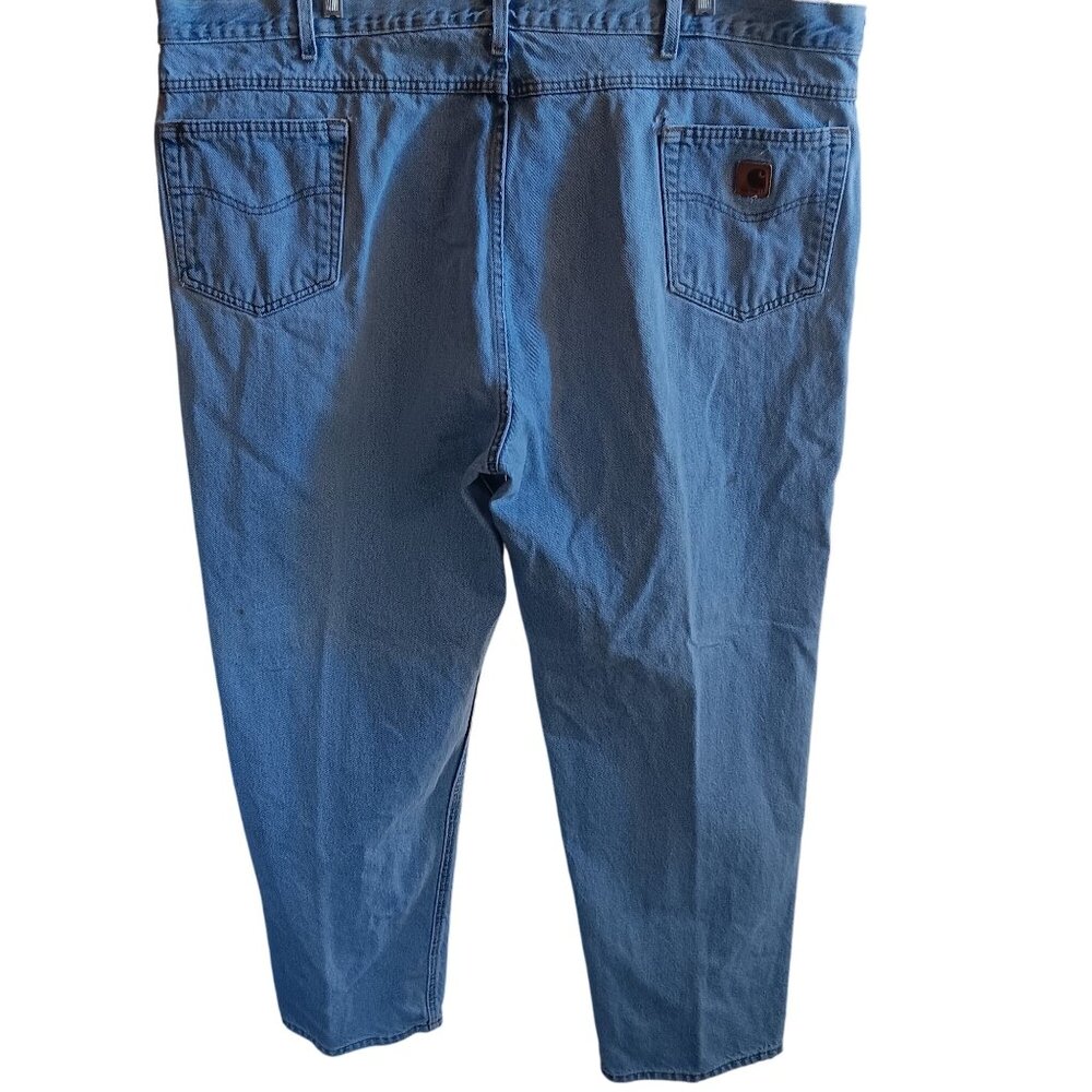 Carhartt Vintage 48x32 Jeans Mens WOrk Trash Fade Relaxed Fit Denim